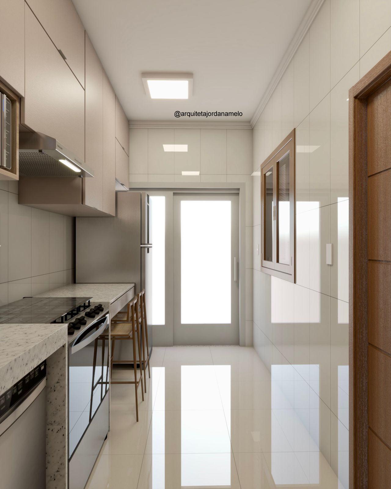 Projeto Casa IM - Cozinha Vista 3 - Jordana Melo Arquitetura