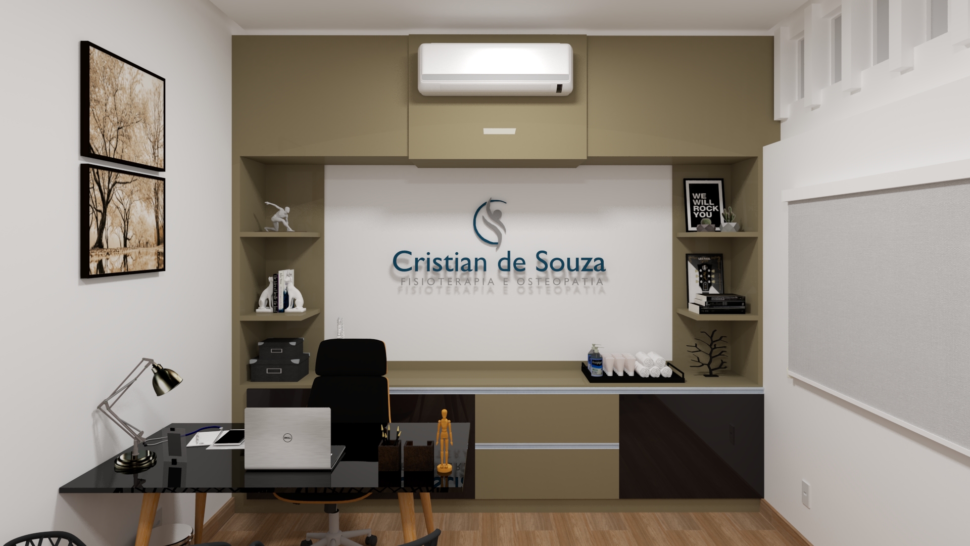 Projeto Consultório Fisioterapia CS 3 - Jordana Melo Arquitetura