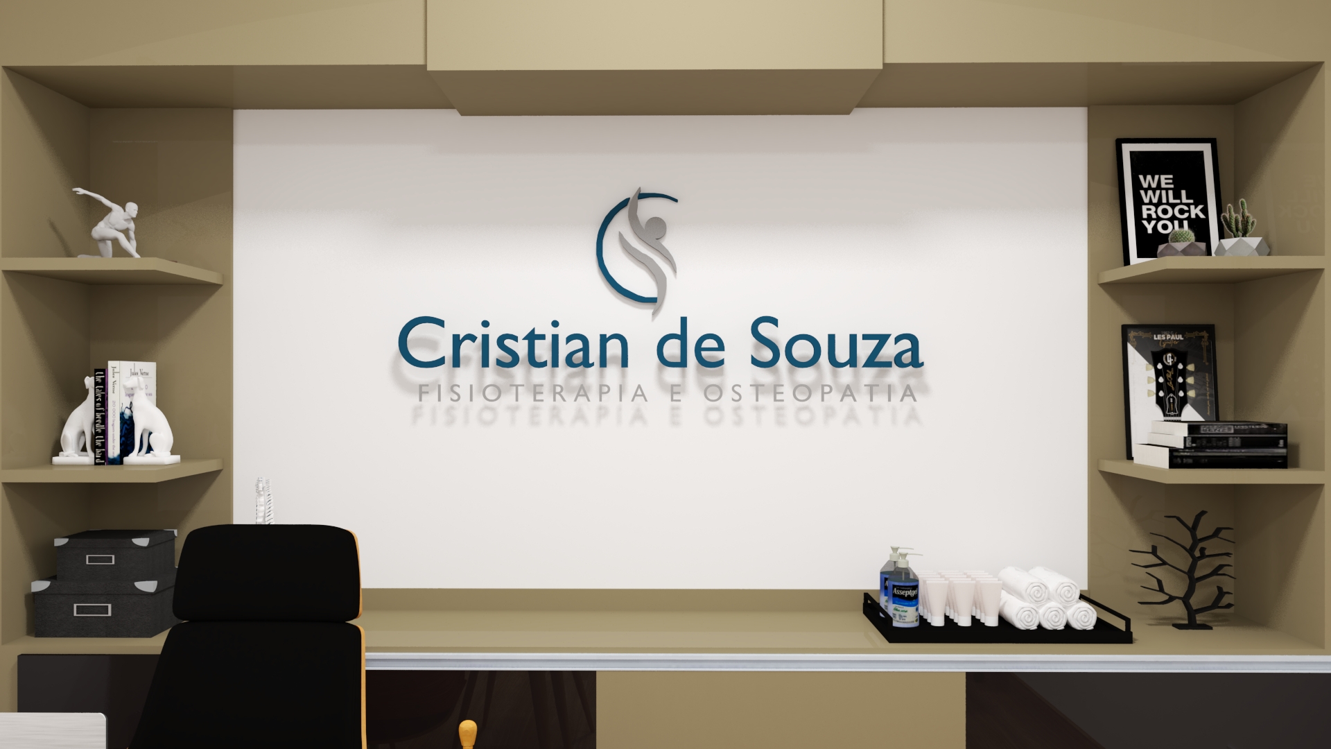 Projeto Consultório Fisioterapia CS 9 - Jordana Melo Arquitetura