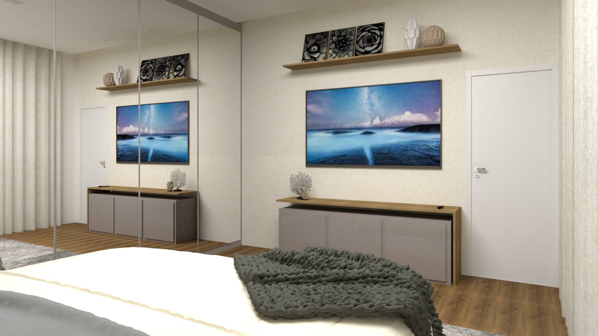 Projeto LD - Quarto Casal 4 - Jordana Melo Arquitetura