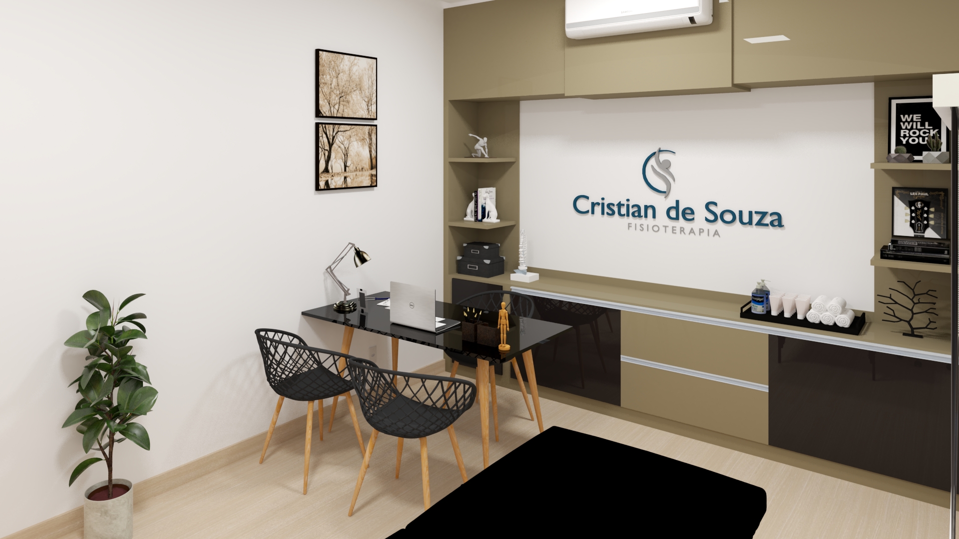 Projeto Consultório Fisioterapia CS 1 - Jordana Melo Arquitetura