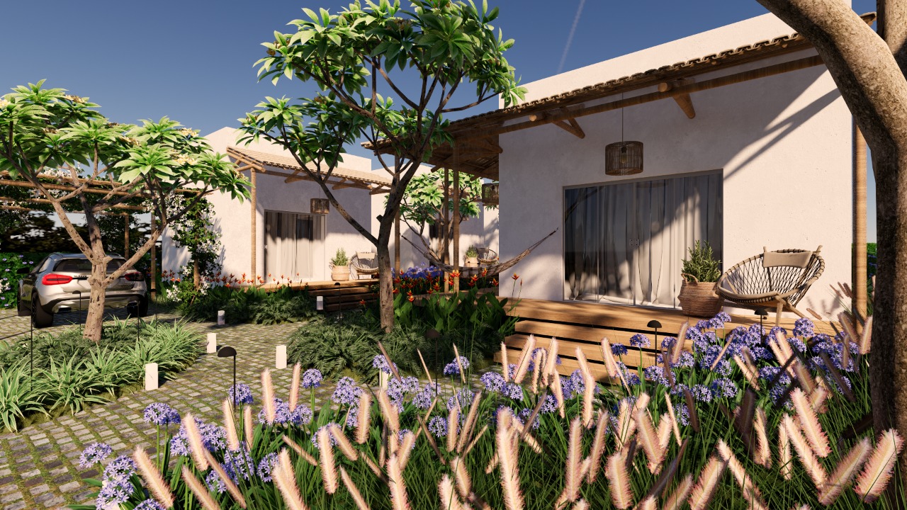 Projeto Bangalôs de Praia - Porto Seguro 1 - Jordana Melo Arquitetura