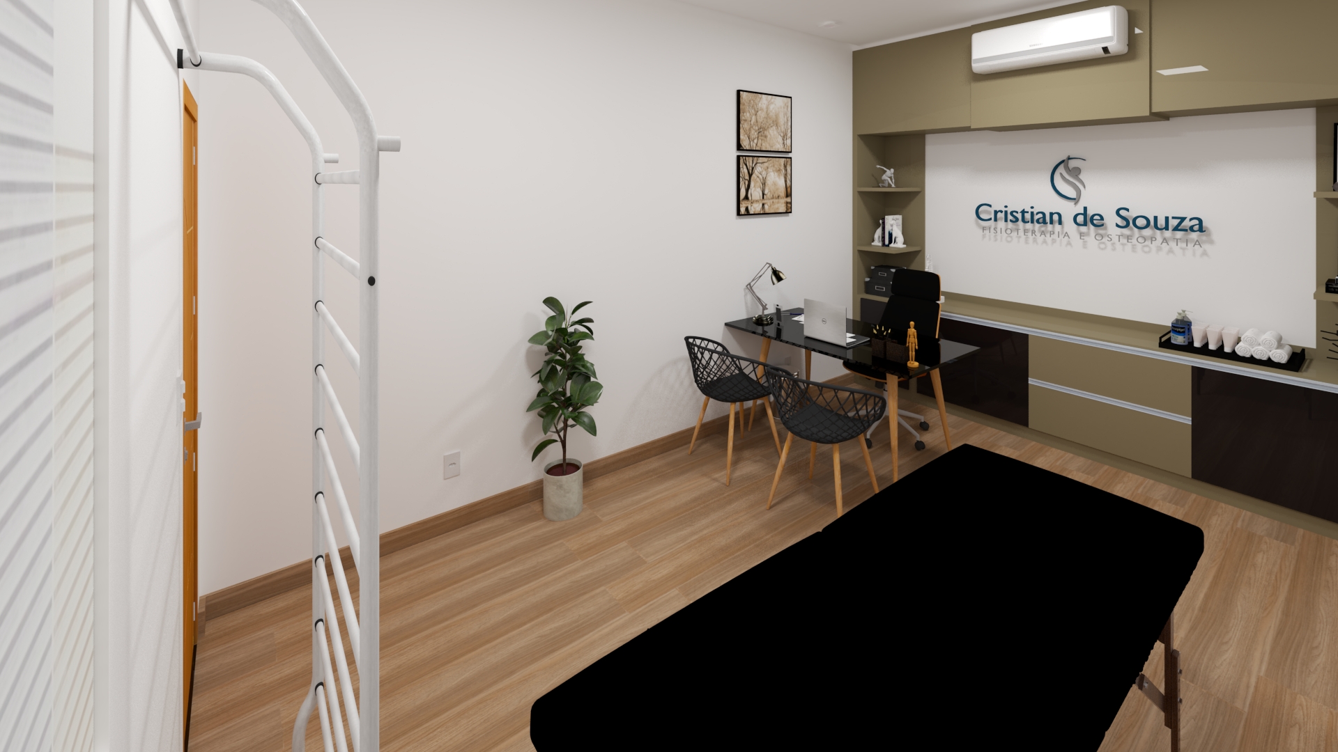 Projeto Consultório Fisioterapia CS 7 - Jordana Melo Arquitetura