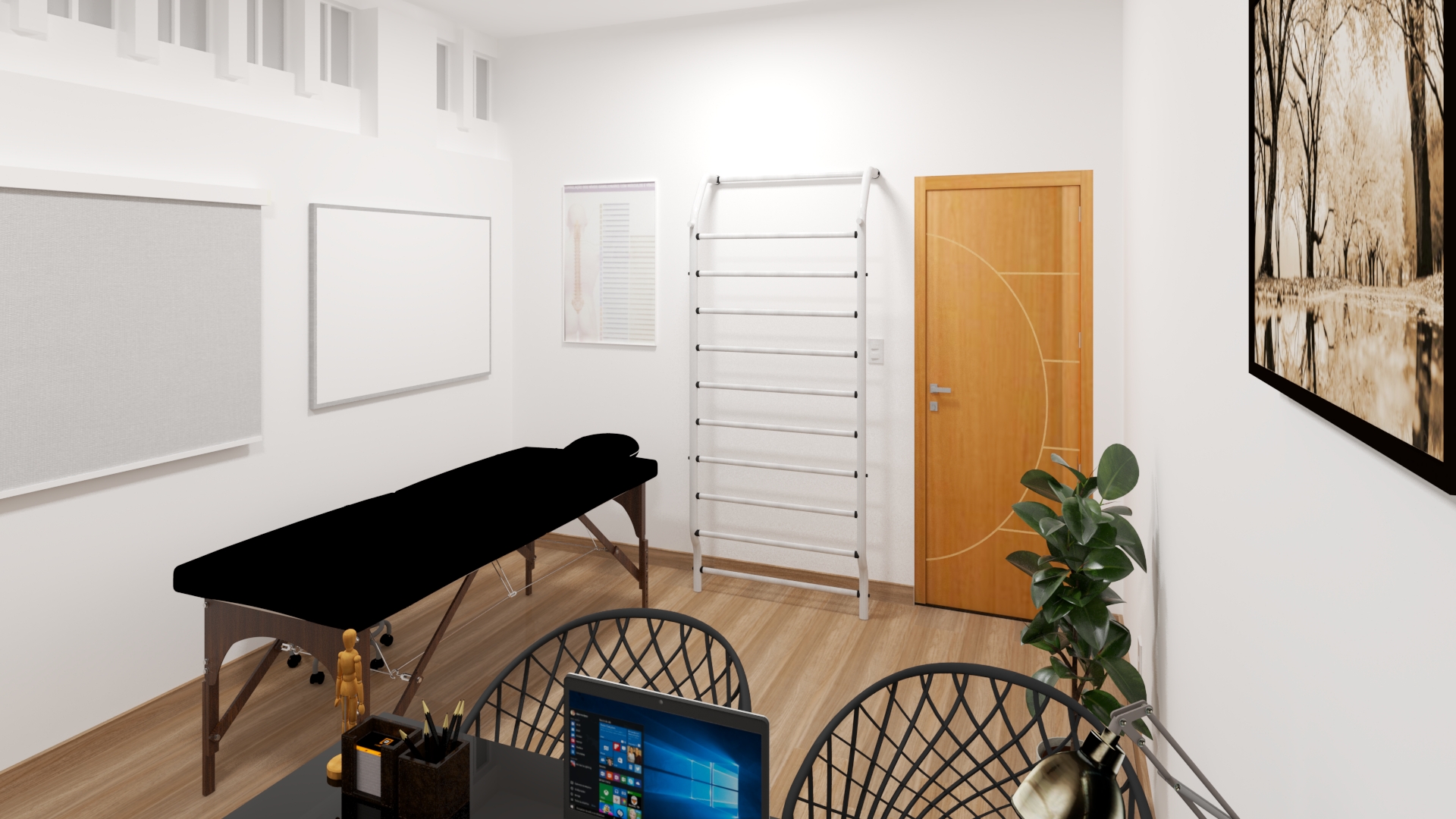 Projeto Consultório Fisioterapia CS 10 - Jordana Melo Arquitetura