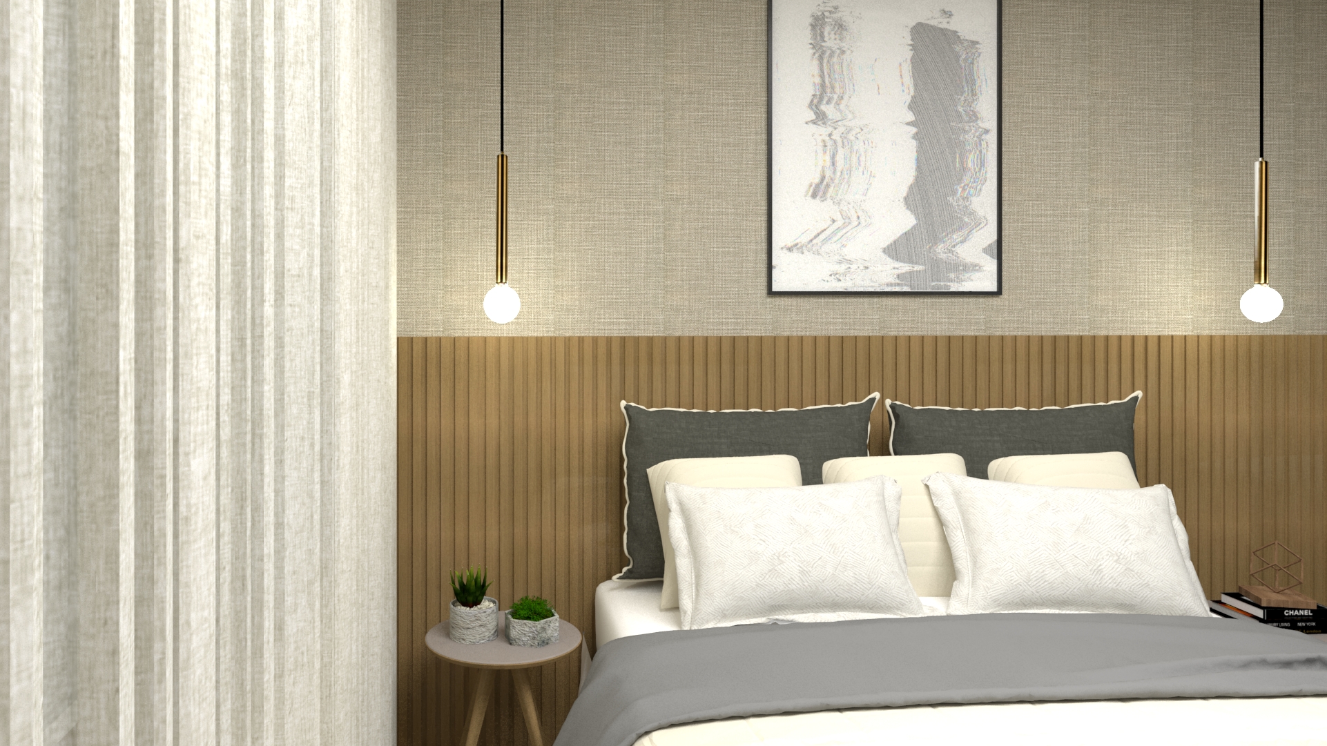 Projeto LD - Quarto Casal 10 - Jordana Melo Arquitetura