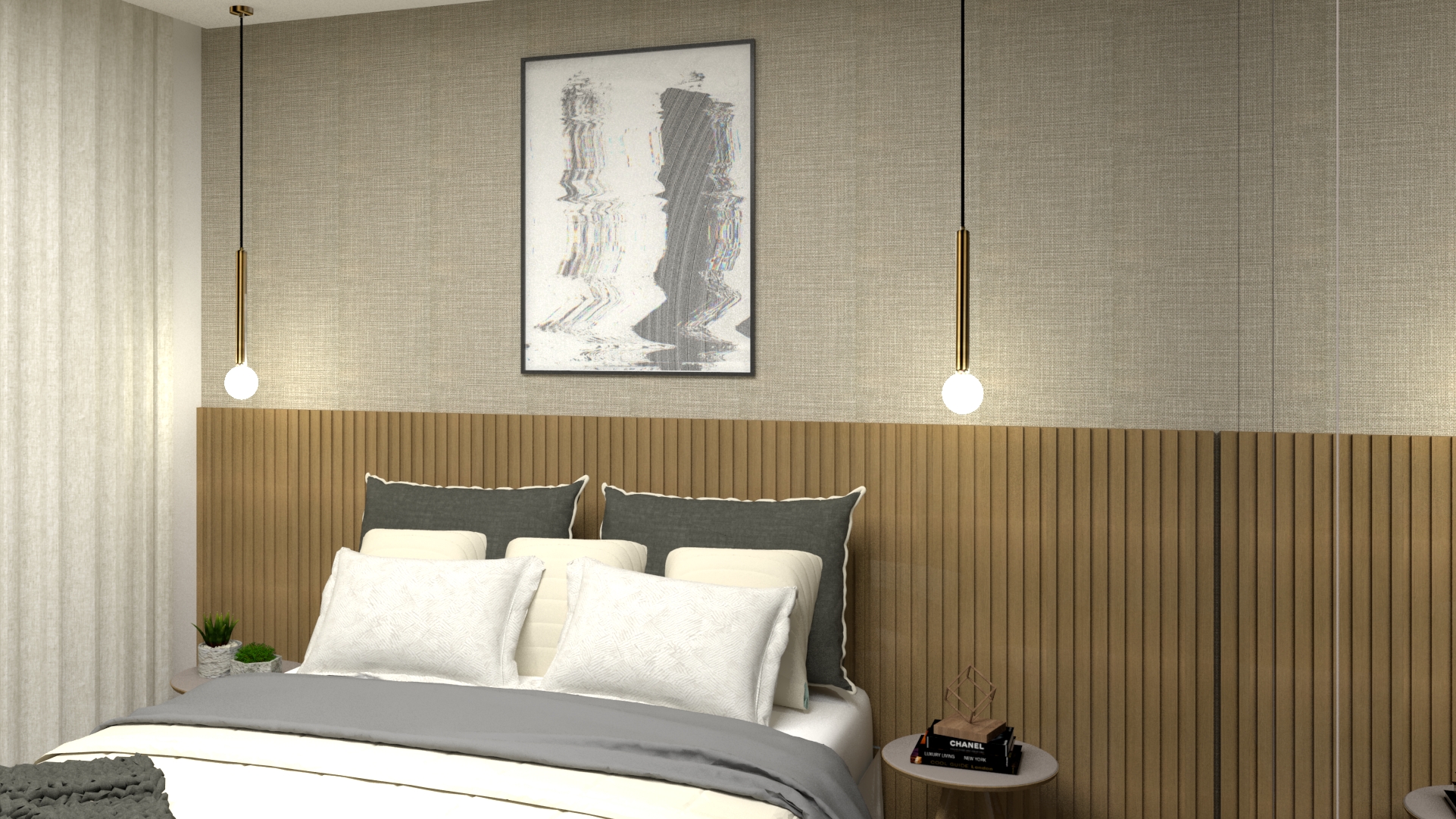 Projeto LD - Quarto Casal 9 - Jordana Melo Arquitetura