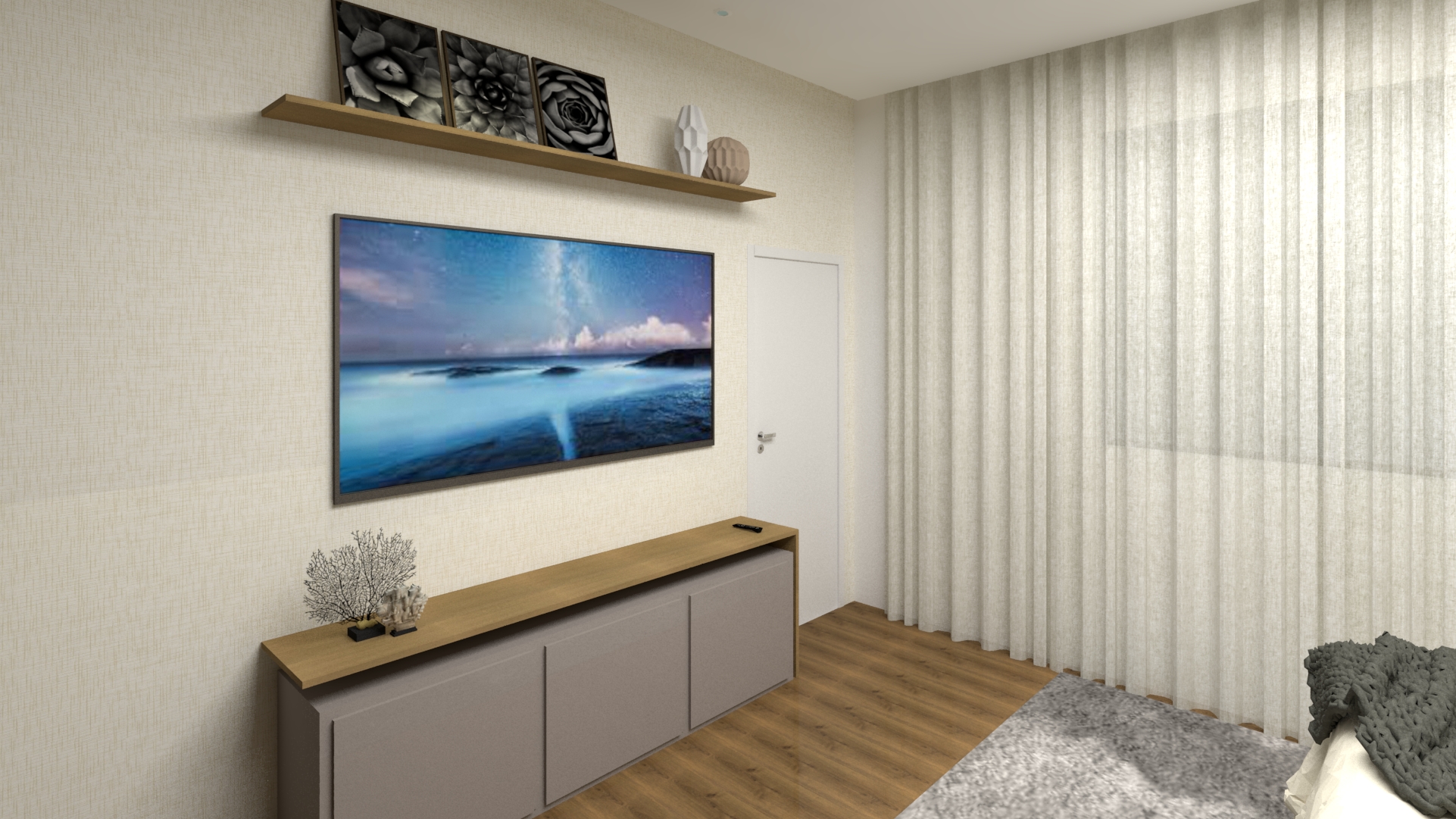 Projeto LD - Quarto Casal 2 - Jordana Melo Arquitetura