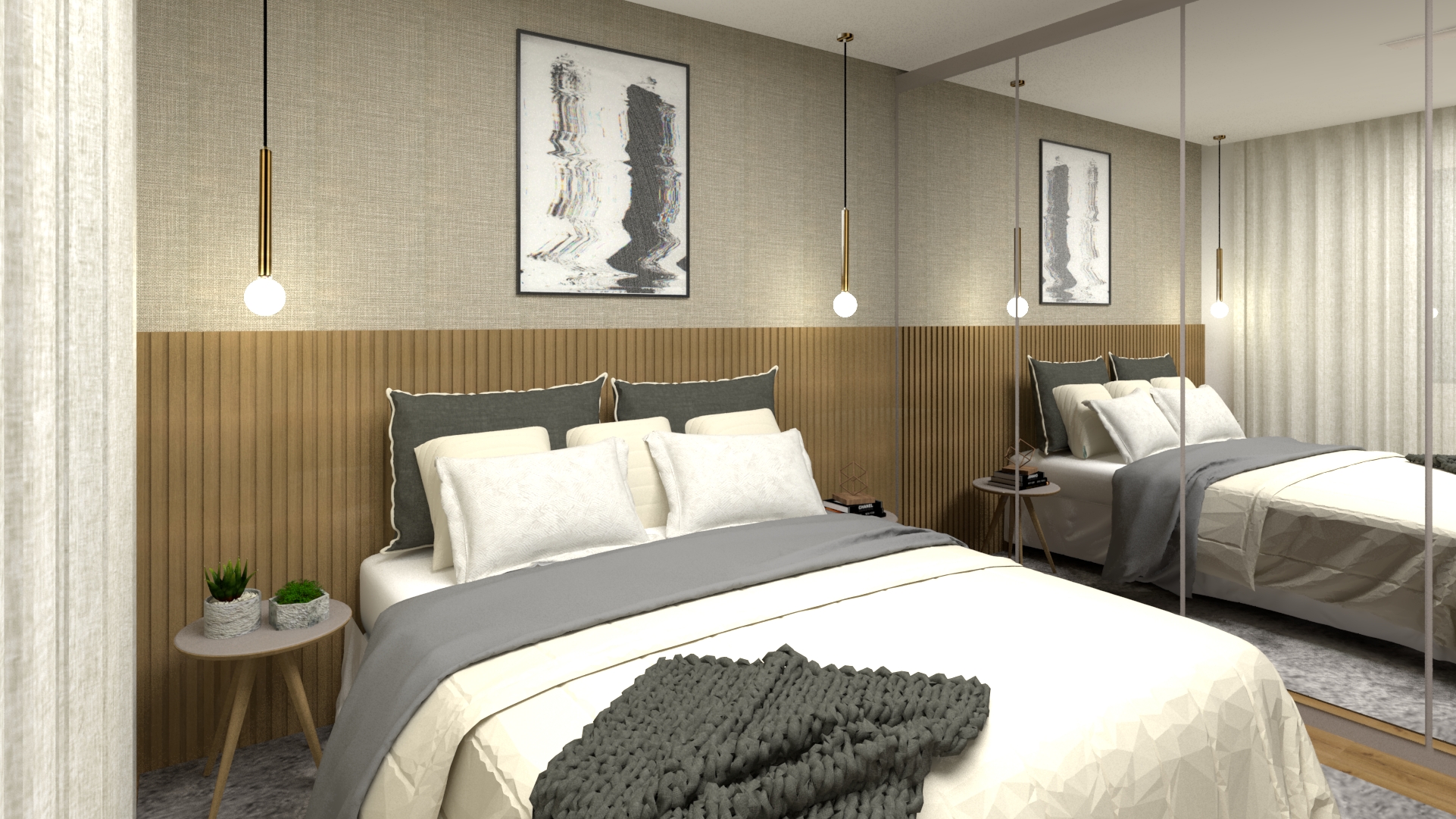 Projeto LD - Quarto Casal 3 - Jordana Melo Arquitetura